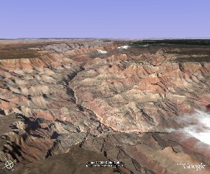 Grand Canyon National Park - Google Earth