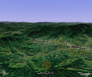 Mount Dragon and Tiger - Google Earth