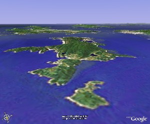 Mount Putuo - Google Earth