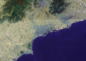 秦皇島北戴河 - Google衛星照片