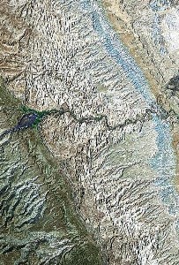 Capitol Reef National Park - Google Satellite Photo