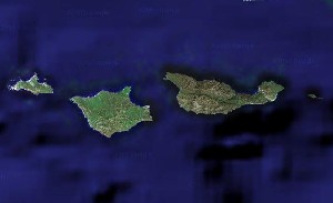 海峡岛国家公园 - Google卫星照片