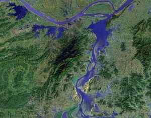 庐山 - Google卫星照片