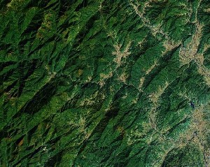 Mount Wuyi - Google Satellite Photo