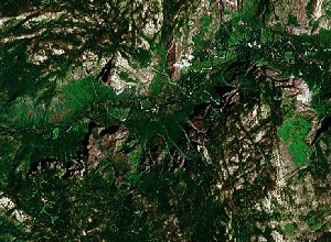 优胜美地山谷 - Google卫星照片