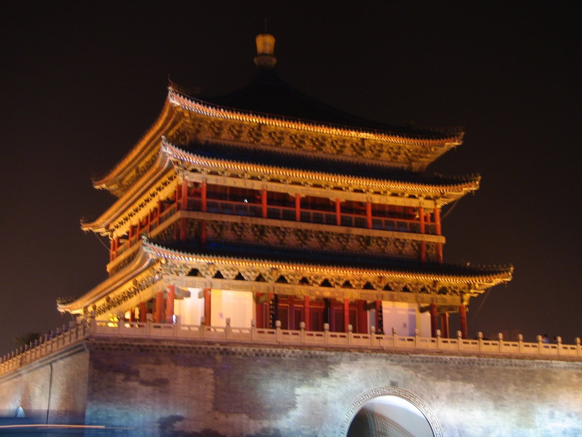 西安钟楼夜景