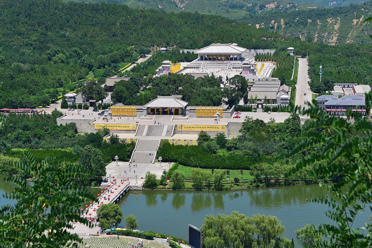 黄帝陵轩辕庙全景
